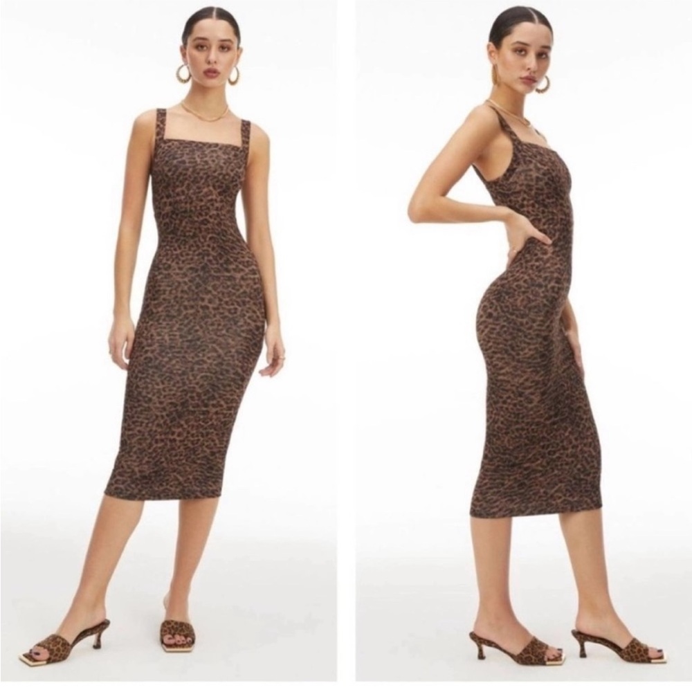 Good American 90s Tank Dress
Leopard Print size 5 Bodycon